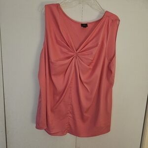 Women's Pink Sleeveless Top
